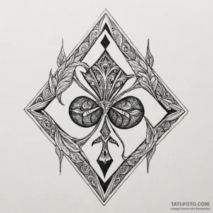 Card suits - эскиз тату (№1750447004_1, 20.06.2025 19:16) — Tatufoto.com