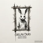 A watercolor sketch of the «cellar door» phra… — эскиз тату (№1750447897_1, 20.06.2025 19:31) — Tatufoto.com