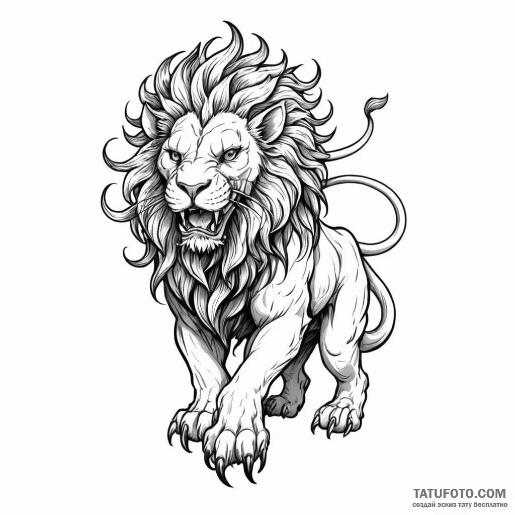 Manticore - эскиз тату (№1750448888_1, 20.06.2025 19:48) — Tatufoto.com