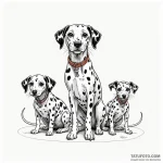 A linework tattoo of the dalmatian mice from… — эскиз тату (№1750449048_1, 20.06.2025 19:50) — Tatufoto.com