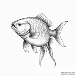 Crucian carp — эскиз тату (№1750449689_0, 20.06.2025 20:01) — Tatufoto.com