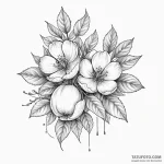 Apricot — эскиз тату (№1750449852_0, 20.06.2025 20:04) — Tatufoto.com