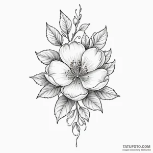 Apricot - эскиз тату (№1750449852_1, 20.06.2025 20:04) — Tatufoto.com