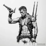 A linework tattoo of the war boys’ «v8» salut… — эскиз тату (№1750450671_0, 20.06.2025 20:17) — Tatufoto.com