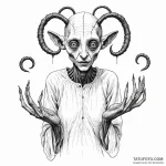 A sketch of the creature from pan’s labyrinth… — эскиз тату (№1750450839_1, 20.06.2025 20:20) — Tatufoto.com