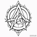 Anarchy — эскиз тату (№1750451558_0, 20.06.2025 20:32) — Tatufoto.com