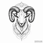 Aries — эскиз тату (№1750451719_1, 20.06.2025 20:35) — Tatufoto.com