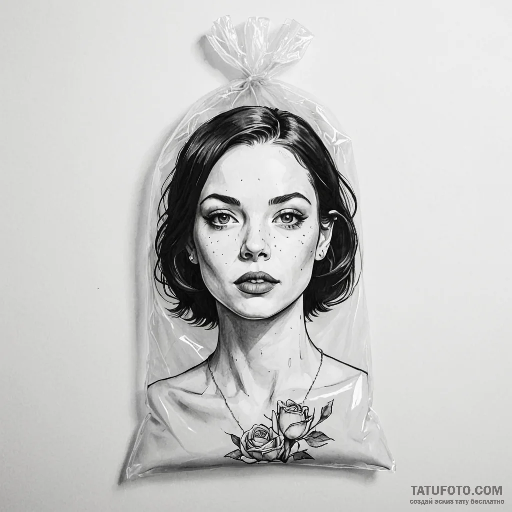 A neo-traditional tattoo of the main characte... - эскиз тату (№1750453257_0, 20.06.2025 21:00) — Tatufoto.com