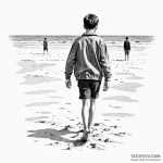 A sketch of the iconic final shot of the 400… — эскиз тату (№1750454464_1, 20.06.2025 21:21) — Tatufoto.com