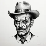 A neo-traditional tattoo of the «captain howd… — эскиз тату (№1750455112_0, 20.06.2025 21:31) — Tatufoto.com
