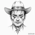 A neo-traditional tattoo of the «captain howd… — эскиз тату (№1750455112_1, 20.06.2025 21:31) — Tatufoto.com