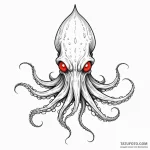 Neo-traditional design of a sentinel (squiddy… — эскиз тату (№1750455360_1, 20.06.2025 21:36) — Tatufoto.com