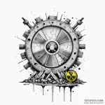A trash polka composition of the main charact… — эскиз тату (№1750456169_0, 20.06.2025 21:49) — Tatufoto.com