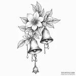 Bells (flower) — эскиз тату (№1750456989_1, 20.06.2025 22:03) — Tatufoto.com
