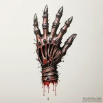 A neo-traditional tattoo of freddy krueger’s… — эскиз тату (№1750457070_0, 20.06.2025 22:04) — Tatufoto.com