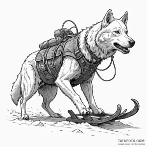 148. (the thing) a horrifying graphic novel s... - эскиз тату (№1750458036_0, 20.06.2025 22:20) — Tatufoto.com