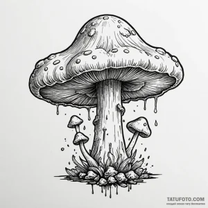 Mushroom cloud - эскиз тату (№1750458678_1, 20.06.2025 22:31) — Tatufoto.com