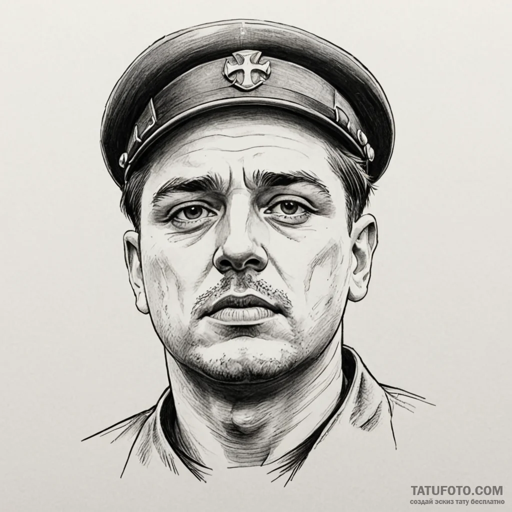 A sketch of the final scene of inglourious ba... - эскиз тату (№1750461569_1, 20.06.2025 23:19) — Tatufoto.com