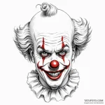 Clown — эскиз тату (№1750461654_1, 20.06.2025 23:20) — Tatufoto.com