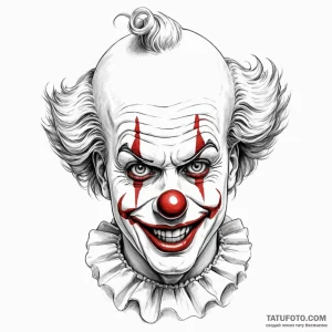 Clown - эскиз тату (№1750461654_1, 20.06.2025 23:20) — Tatufoto.com