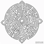 A linework tattoo of the maze symbol from wes… — эскиз тату (№1750462341_1, 20.06.2025 23:32) — Tatufoto.com