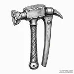 Hammer — эскиз тату (№1750463418_1, 20.06.2025 23:50) — Tatufoto.com