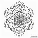 Flower of life — эскиз тату (№1750464980_1, 21.06.2025 00:16) — Tatufoto.com