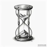 Hourglass — эскиз тату (№1750465066_0, 21.06.2025 00:17) — Tatufoto.com
