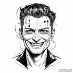 A trash polka portrait of homelander from the… — эскиз тату (№1750468476_0, 21.06.2025 01:14) — Tatufoto.com