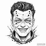 A trash polka portrait of homelander from the… — эскиз тату (№1750468476_1, 21.06.2025 01:14) — Tatufoto.com