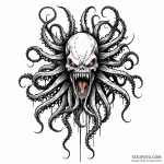 A trash polka tattoo of the thing, a horrifyi… — эскиз тату (№1750472197_0, 21.06.2025 02:16) — Tatufoto.com