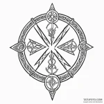 руны славянсие — эскиз тату (№1750472335_1, 21.06.2025 02:18) — Tatufoto.com