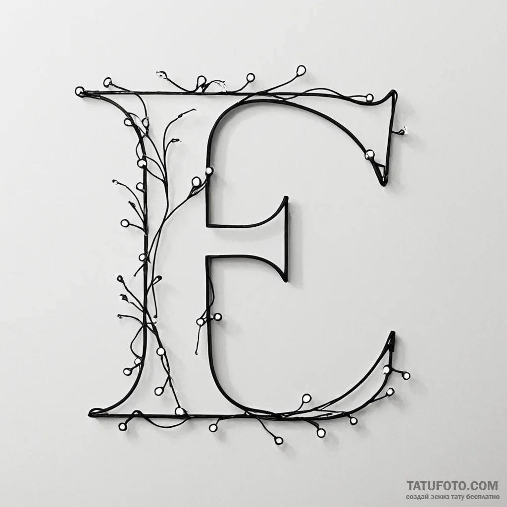 A minimalist tattoo of the fairy lights alpha... - эскиз тату (№1750472341_0, 21.06.2025 02:19) — Tatufoto.com