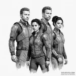 A sketch of the main characters from the expa… — эскиз тату (№1750473278_0, 21.06.2025 02:34) — Tatufoto.com