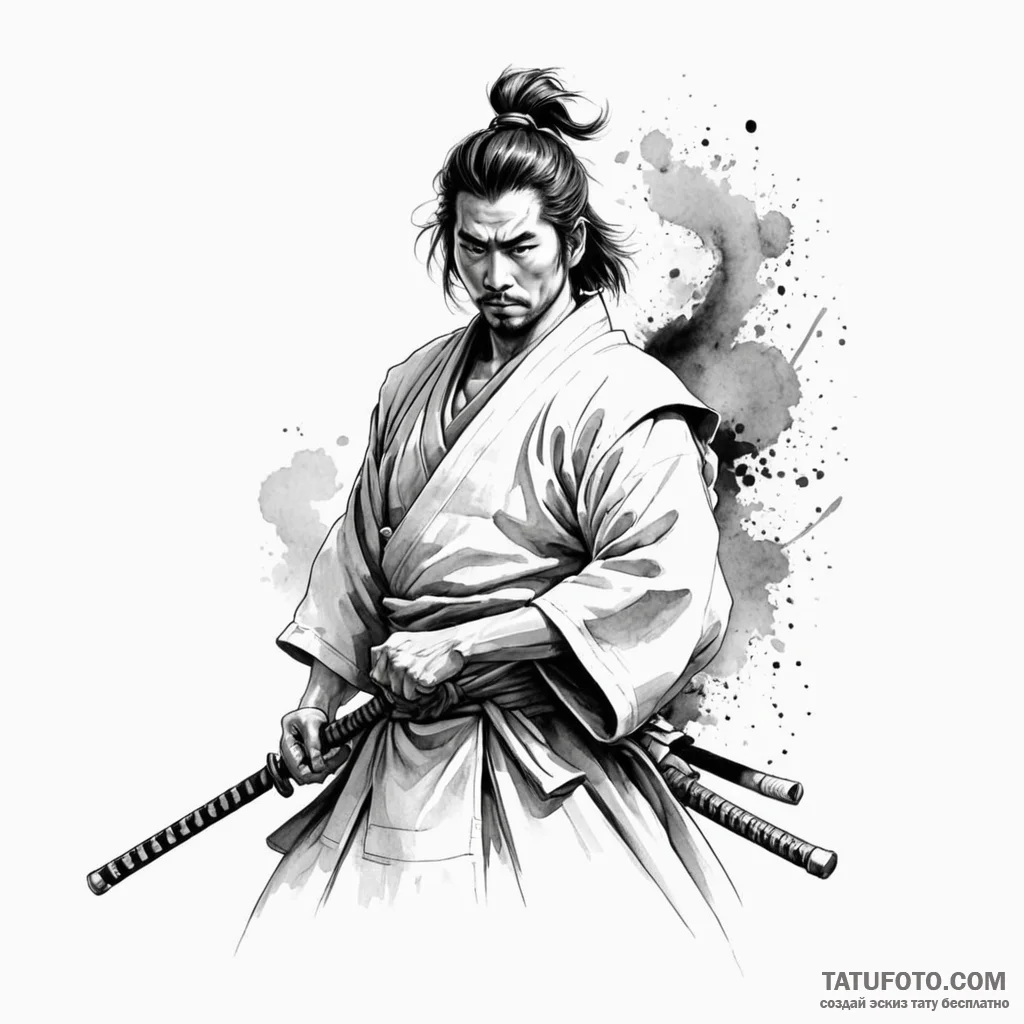 Samurai - эскиз тату (№1750474906_0, 21.06.2025 03:01) — Tatufoto.com