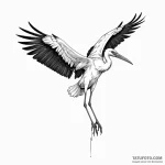 Stork — эскиз тату (№1750475061_1, 21.06.2025 03:04) — Tatufoto.com