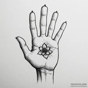 Handpoke (style as an object, if need) - эскиз тату (№1750506049_1, 21.06.2025 11:40) — Tatufoto.com