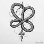 X-chromosome and y-chromosome depicted as fig… — эскиз тату (№1750524362_0, 21.06.2025 16:46) — Tatufoto.com