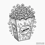 A detailed bag of popcorn kernels, raw,, tatt… — эскиз тату (№1750526319_1, 21.06.2025 17:18) — Tatufoto.com