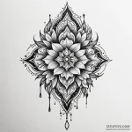 Key bleeding spectral light, tattoo flash she… — эскиз тату (№1750528810_1, 21.06.2025 18:00) — Tatufoto.com