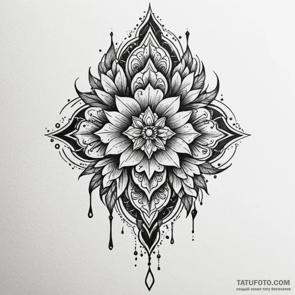 Key bleeding spectral light, tattoo flash she... - эскиз тату (№1750528810_1, 21.06.2025 18:00) — Tatufoto.com