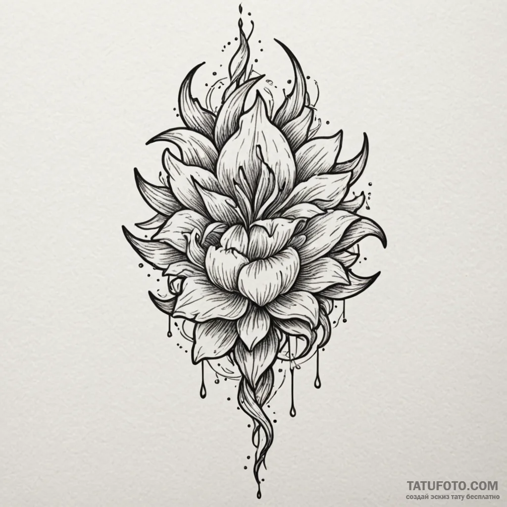 Broken relic humming faintly, tattoo sketch d... - эскиз тату (№1750531416_0, 21.06.2025 18:43) — Tatufoto.com