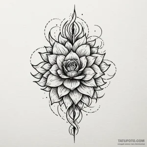 Broken relic humming faintly, tattoo sketch d... - эскиз тату (№1750531416_1, 21.06.2025 18:43) — Tatufoto.com