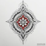 Dagger burning with inner fire, tattoo drawin… — эскиз тату (№1750532492_0, 21.06.2025 19:01) — Tatufoto.com