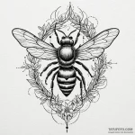 A powerful buzzing sound of nature, alive,, t… — эскиз тату (№1750535420_0, 21.06.2025 19:50) — Tatufoto.com