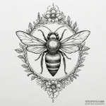 A powerful buzzing sound of nature, alive,, t… — эскиз тату (№1750535420_1, 21.06.2025 19:50) — Tatufoto.com