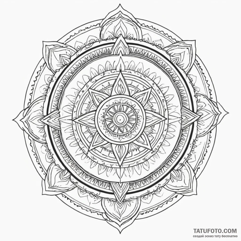 Nightshade seed beneath spectral gate, ink il... - эскиз тату (№1750536104_1, 21.06.2025 20:01) — Tatufoto.com