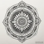 A classic birdbath, refreshing,, ink illustra… — эскиз тату (№1750536190_1, 21.06.2025 20:03) — Tatufoto.com