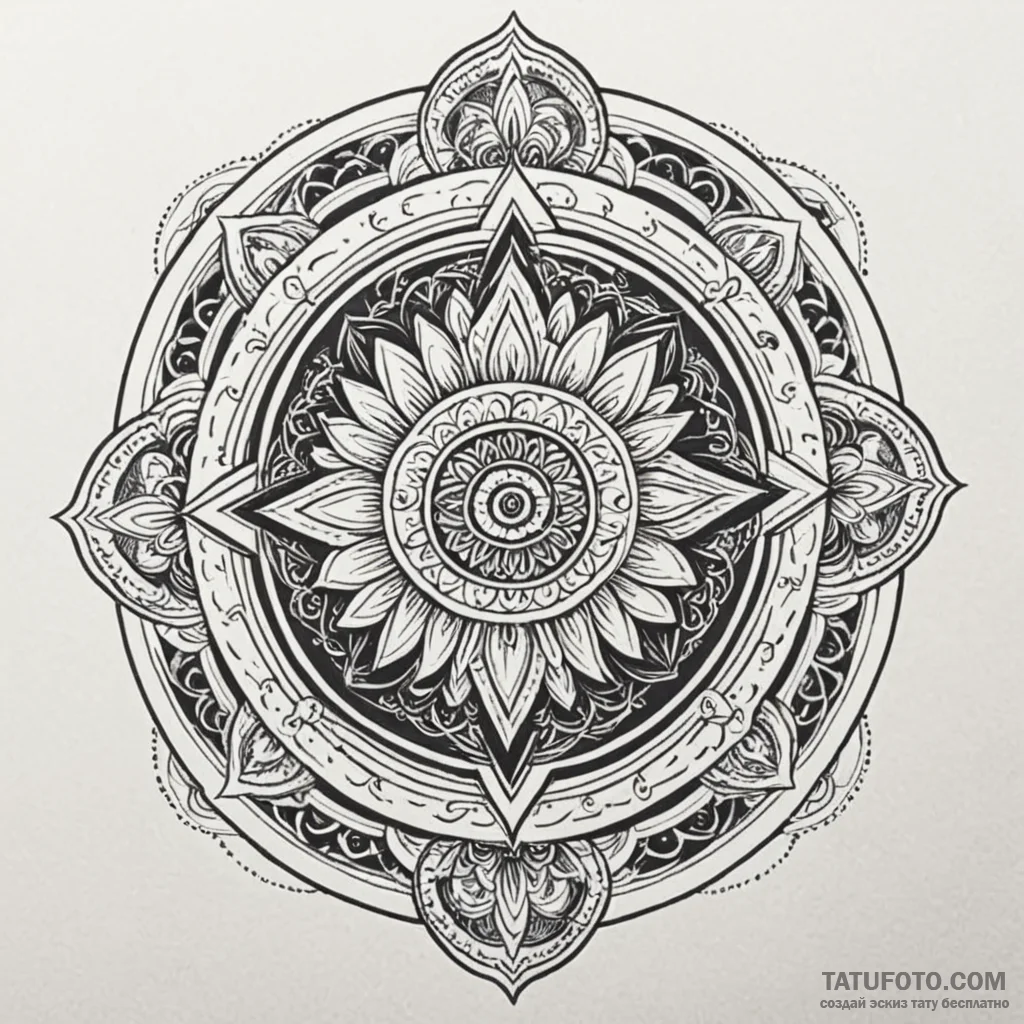 A classic birdbath, refreshing,, ink illustra... - эскиз тату (№1750536190_1, 21.06.2025 20:03) — Tatufoto.com