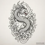 Ballerina, artistic tattoo sketch, irezumi ja… — эскиз тату (№1750539680_0, 21.06.2025 21:01) — Tatufoto.com